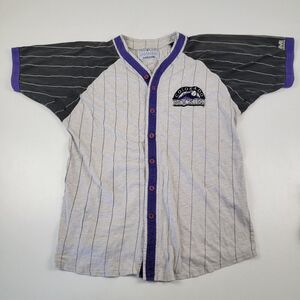 Vintage Mirage Colorado Rockies‎ MLB arsenal Jersey Medium Rare Baseball Diamond